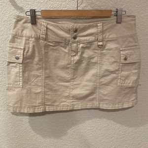 CUTE Y2K Cargo Mini Skirt GARAGE size: M color: Khaki